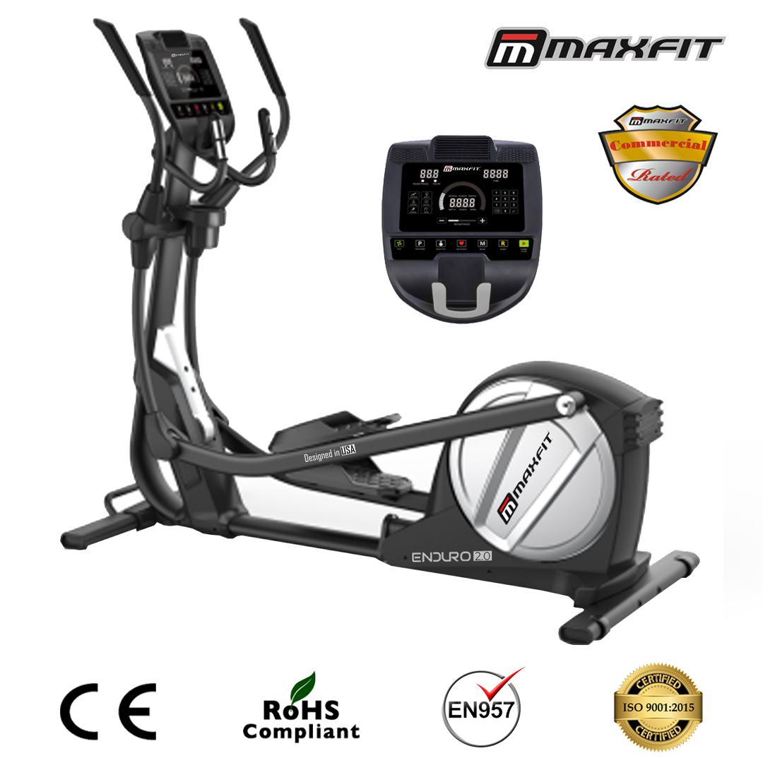 Maxfit Enduro 2.0 commercial cross trainer with electronic resistance