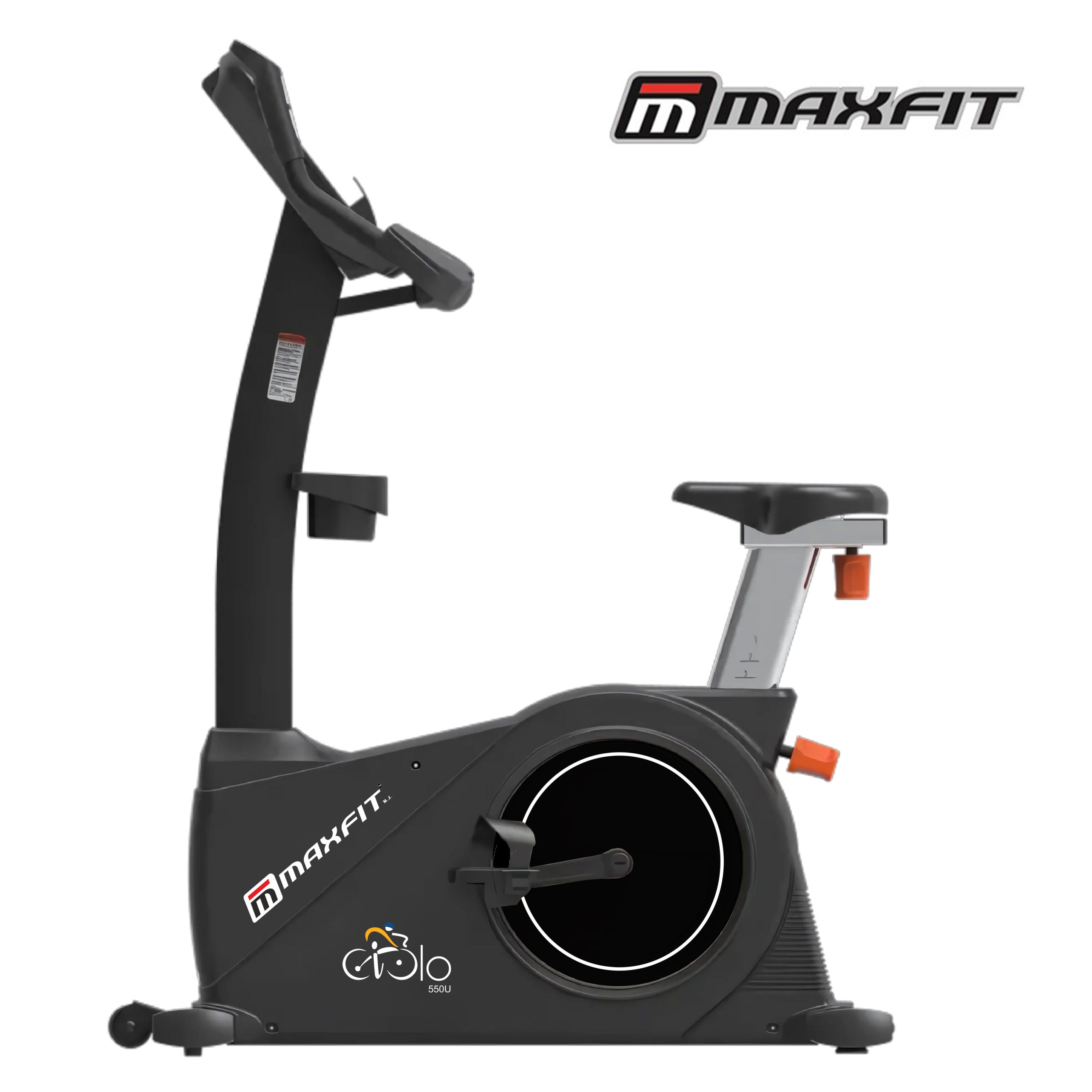 Maxfit Ciclo 550U Commercial Upright Bike Maxfit Ciclo 550U commercial upright bike with 24-level resistance and 7-inch LED console
