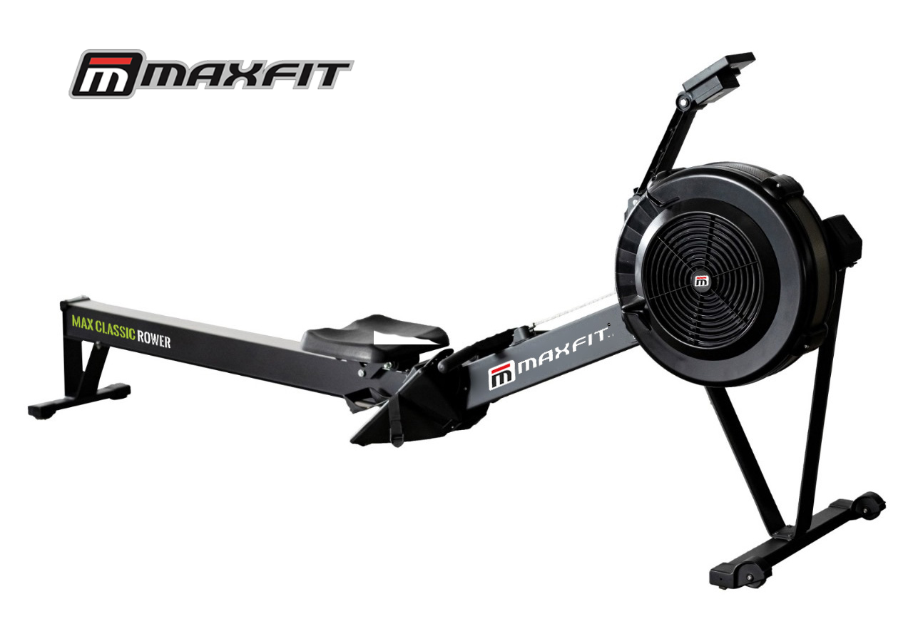 Maxfit Max Classic Air Rower commercial rowing machine designed for HYROX training and endurance workouts