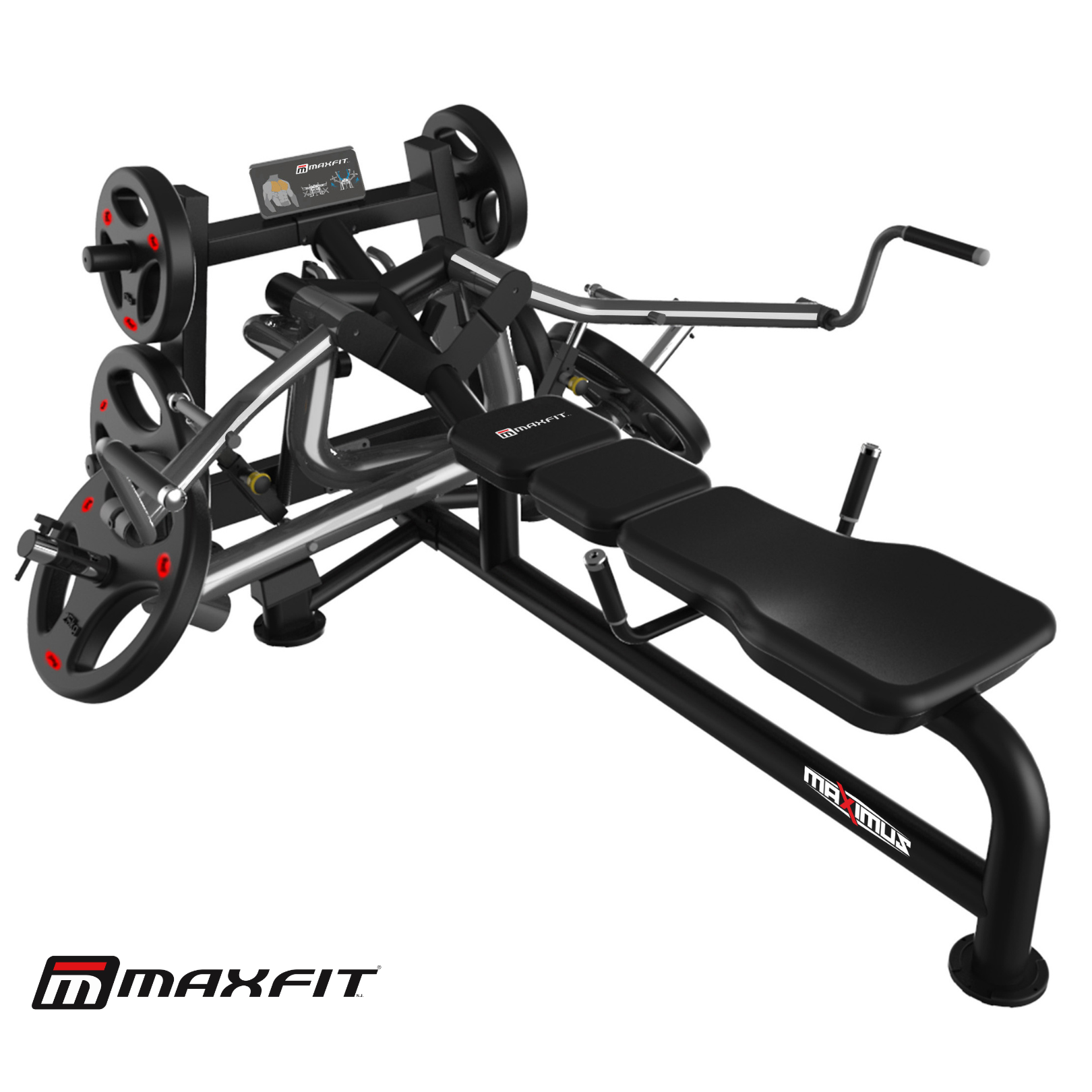 Maxfit Maximus Middle Chest Flight Commercial Plate Loaded Equipment