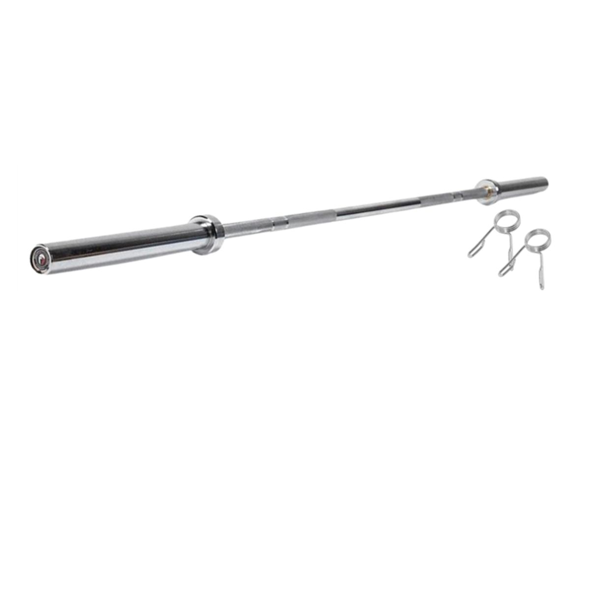 Maxfit Olympic Barbell Rod Premium Finish With Spring Lock 7ft