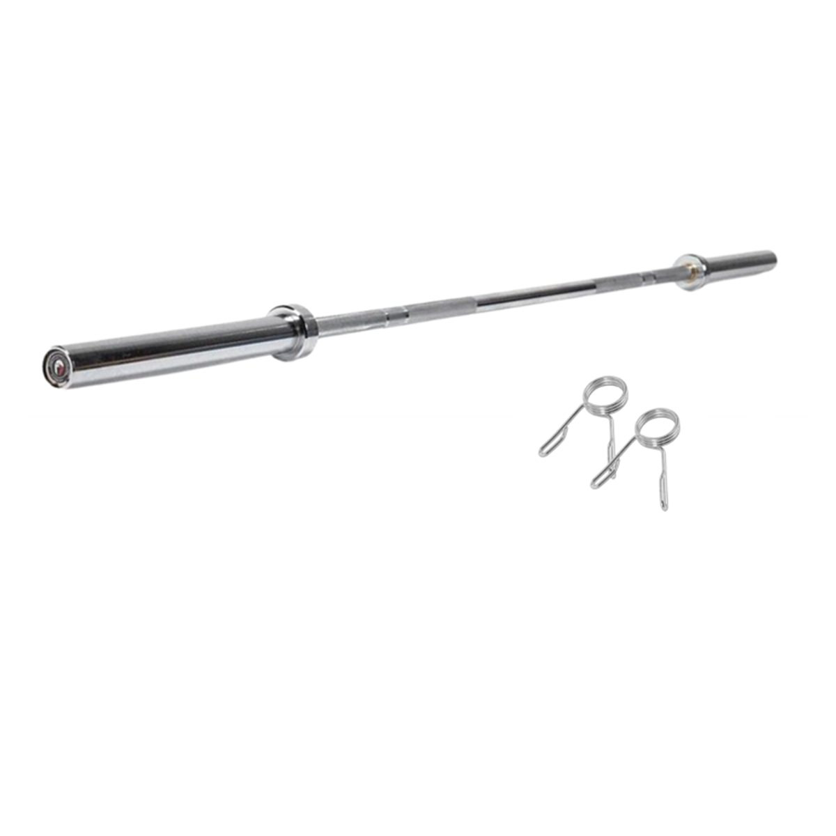 Maxfit Olympic Barbell Rod Premium Finish With Spring Lock 7ft