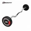 Maxfit TPR Fixed Curl Barbells