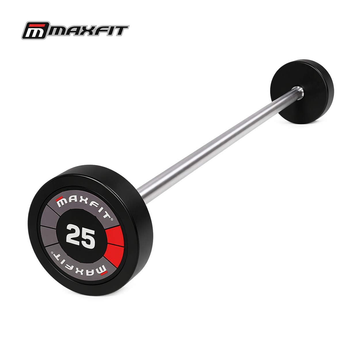 Maxfit TPR Fixed Straight Barbells