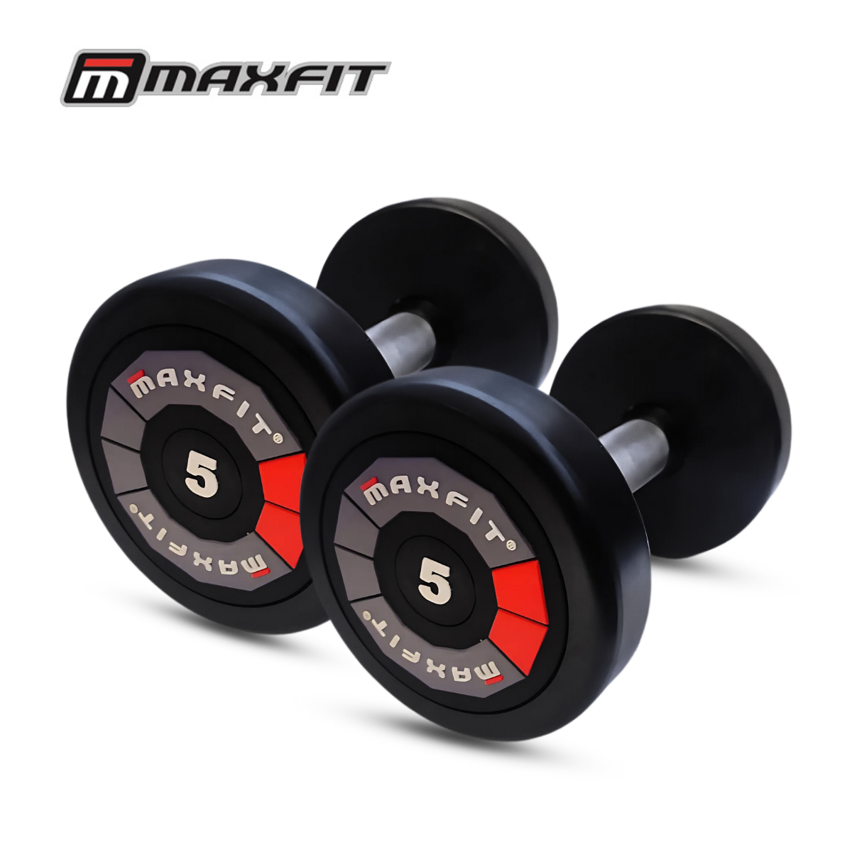 Maxfit TPR Pro Round Dumbbells