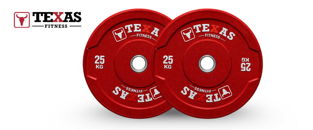 Texas Fitness Urethane Bumper Plates 5kgs Texas Fitness Urethane Bumper Plates 5kgs