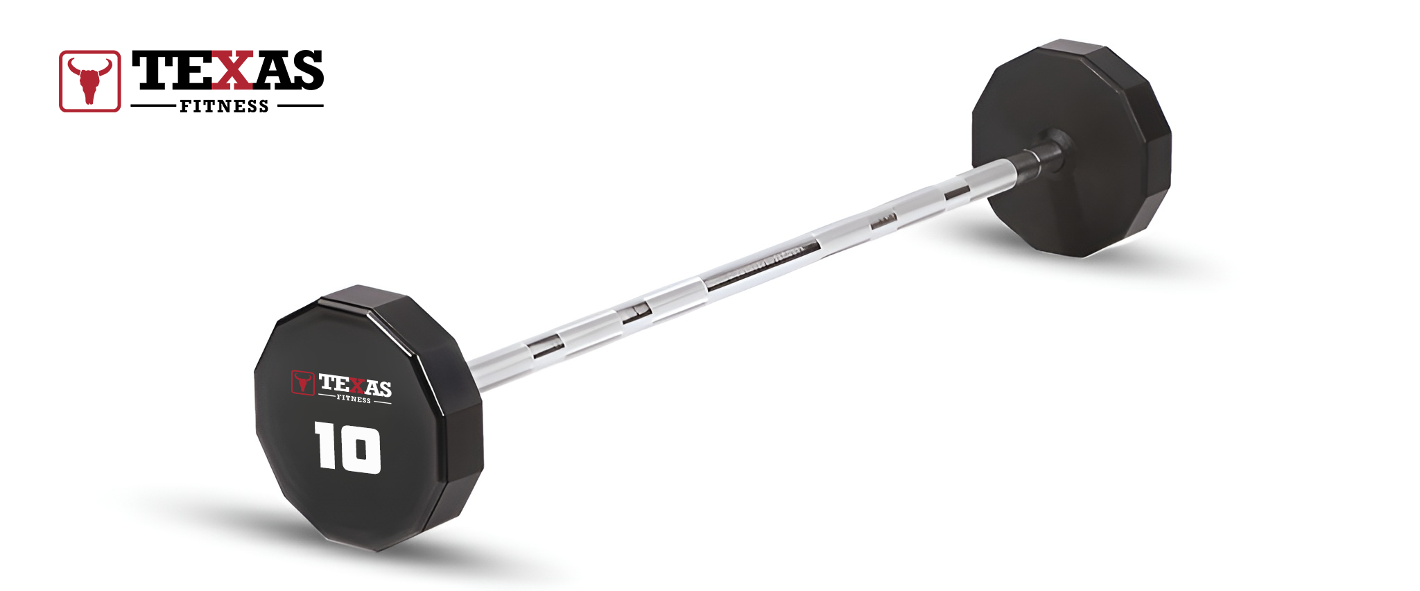 Texas Fitness Urethane Fixed Straight Barbells