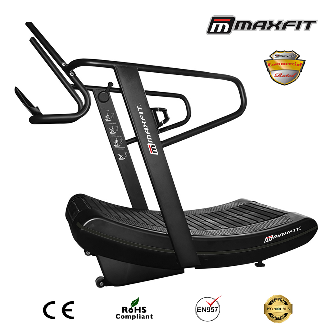 Maxfit Treadathon alloy belt curved commercial treadmill