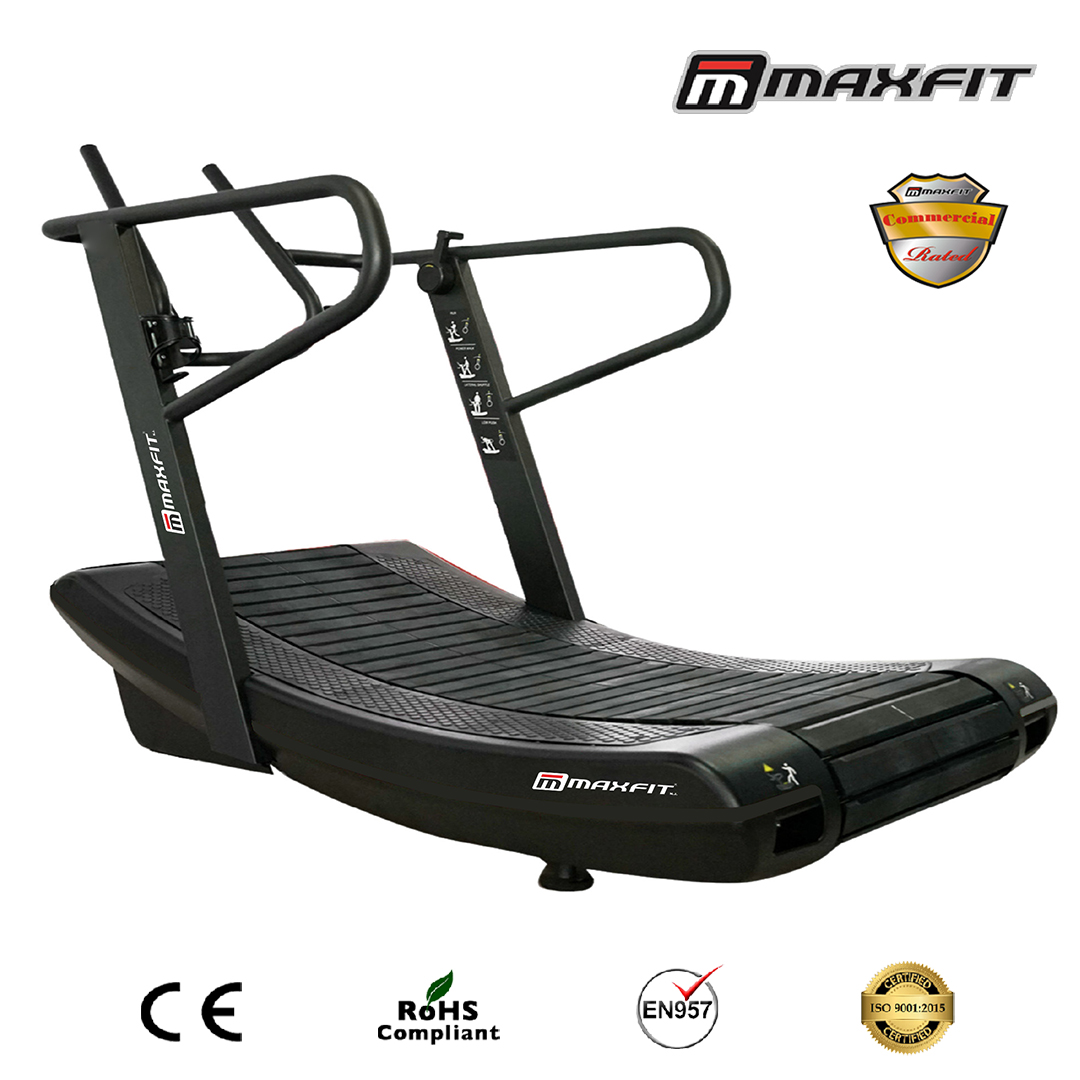 Maxfit Treadathon alloy belt curved commercial treadmill