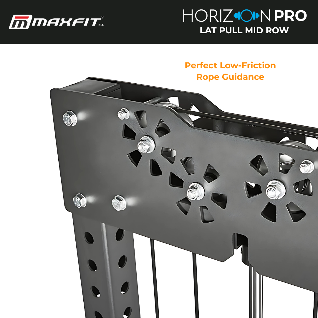 MAXFIT Horizon Pro Lat Pull Mid Row – Commercial Dual Function Back Training Machine MAXFIT Horizon Pro Lat Pull Mid Row – Commercial Dual Function Back Training Machine