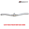 Maxfit Elite Aluminium Thick Tricep Bent Bar 45mm cable attachment