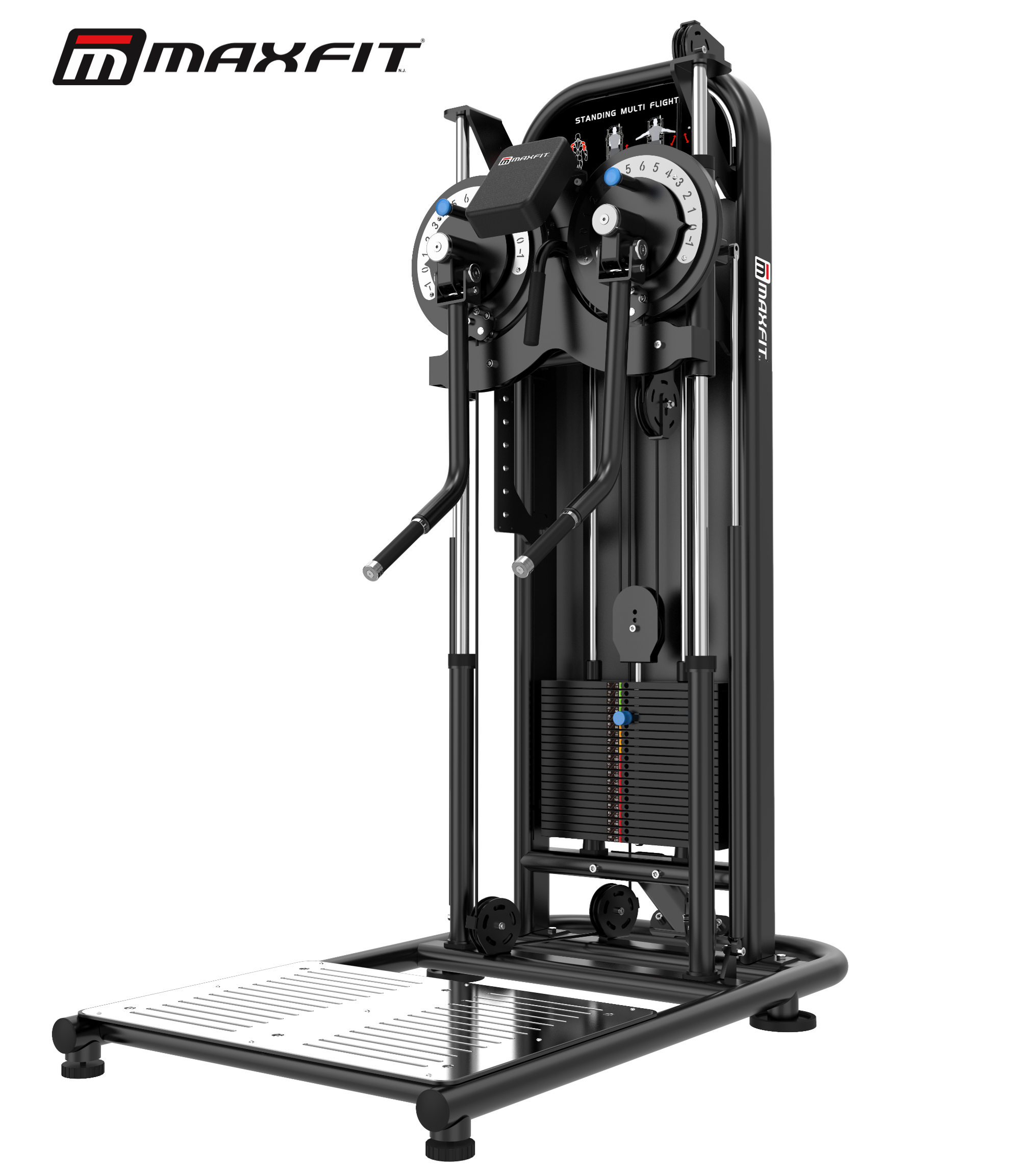 Maxfit Quantum Standing Pin-Loaded Lateral Raise