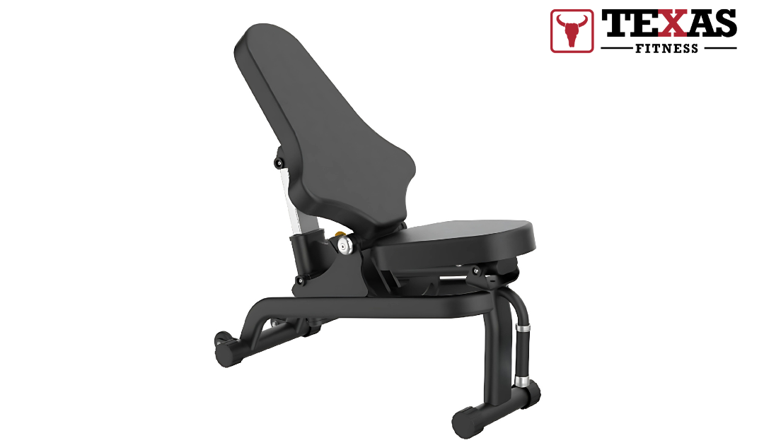 Texas Fitness Mini Flat Incline Adjustable Bench compact commercial adjustable weight bench