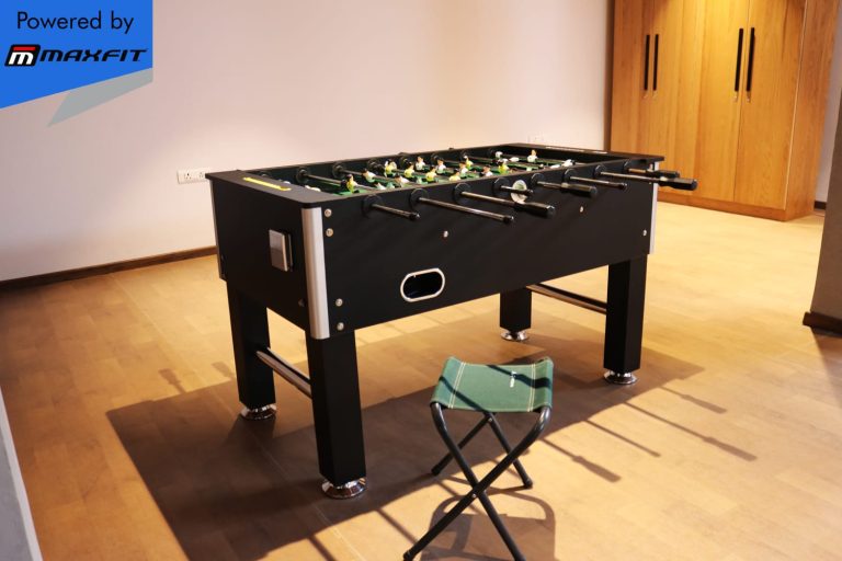 Ananda Bay Hills clubhouse featuring Maxfit commercial gym equipment, indoor games and outdoor play area by Maxfit Equipment Solutions in Narsingi, Hyderabad.