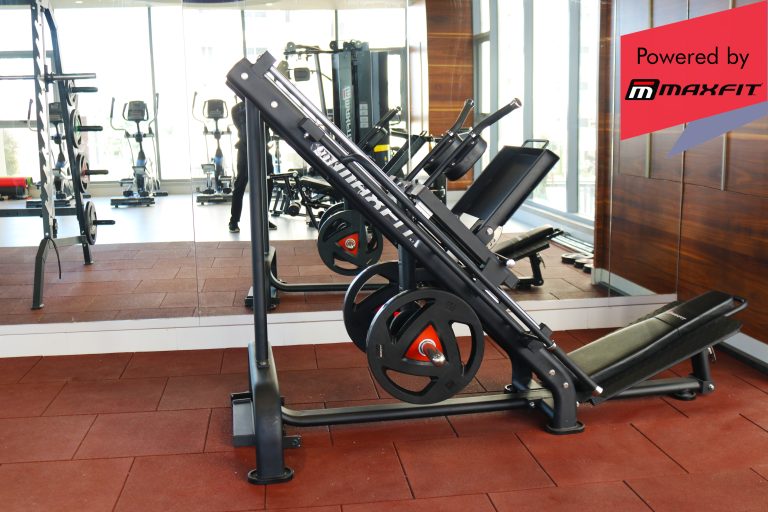 Rajapushpa Regalia clubhouse gym in Kokapet, Hyderabad, featuring premium Maxfit commercial fitness equipment by Maxfit Equipment Solutions