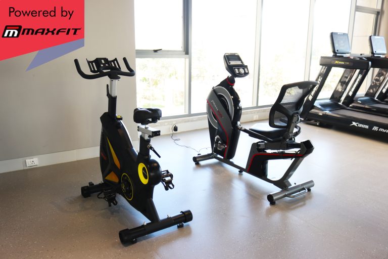 Rajapushpa Regalia clubhouse gym in Kokapet, Hyderabad, featuring premium Maxfit commercial fitness equipment by Maxfit Equipment Solutions